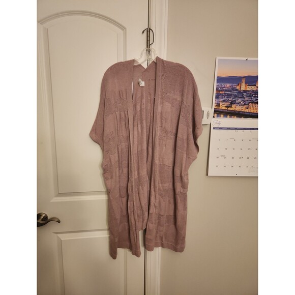 Lululemon "Find Your Way" Mauve Purple Heathered Wrap Top One Size - Picture 2 of 8